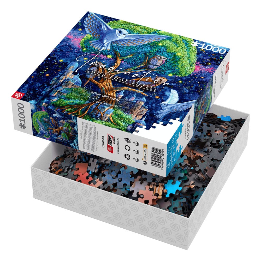 Roch Urbaniak puzzle Imagination Owl Island / Wyspa Sów (1000 pièces)