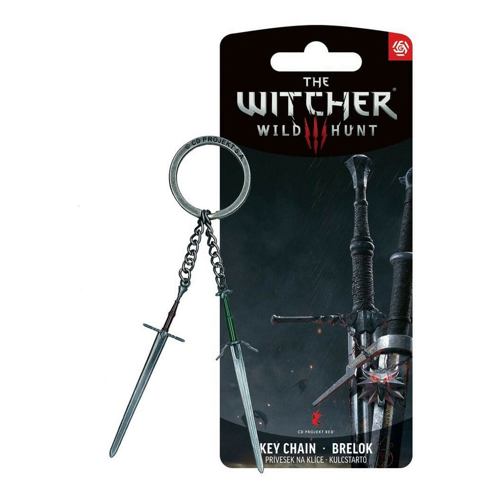 The Witcher III: Wild Hunt porte-clés Geralt Two Swords