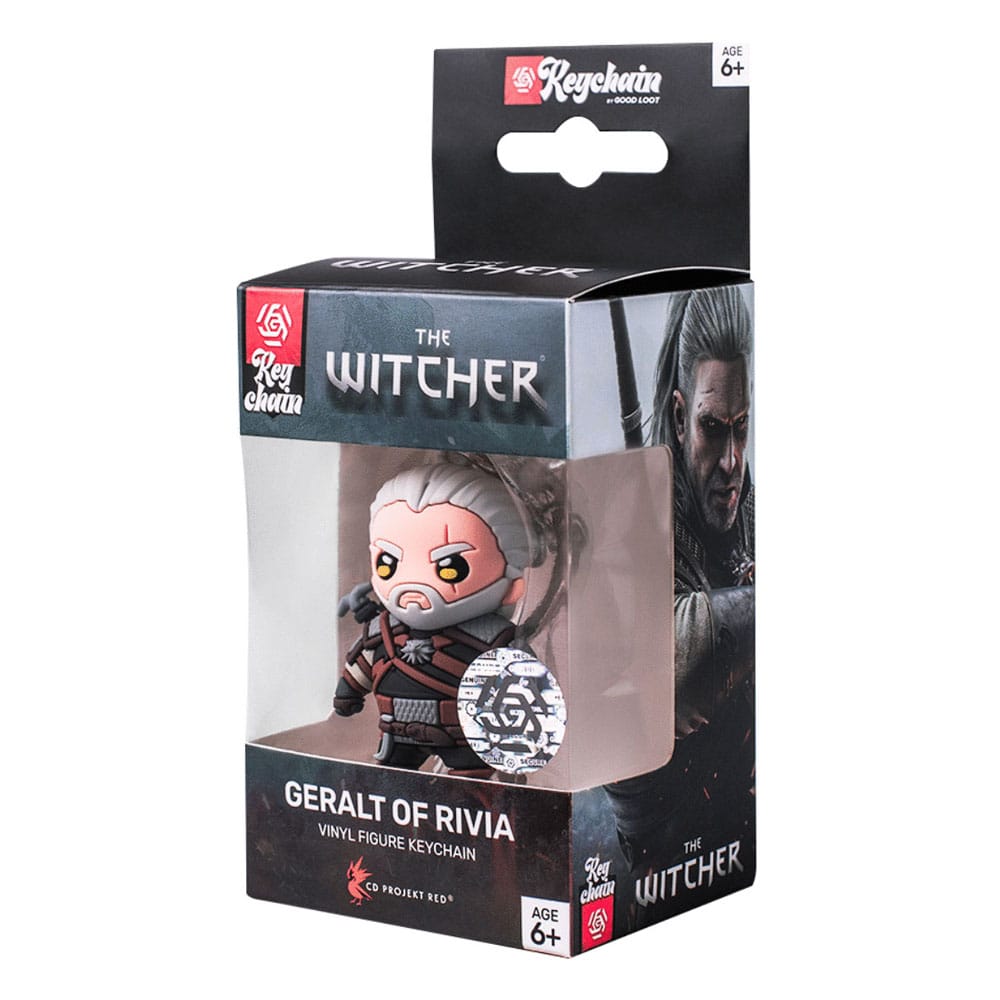 The Witcher III: Wild Hunt porte-clés vinyl Geralt of Rivia