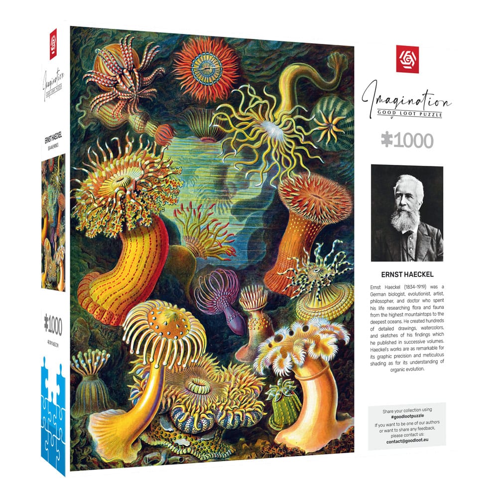 Ernst Haeckel puzzle Imagination Sea Anemones/Stworzenia morskie (1000 pièces)