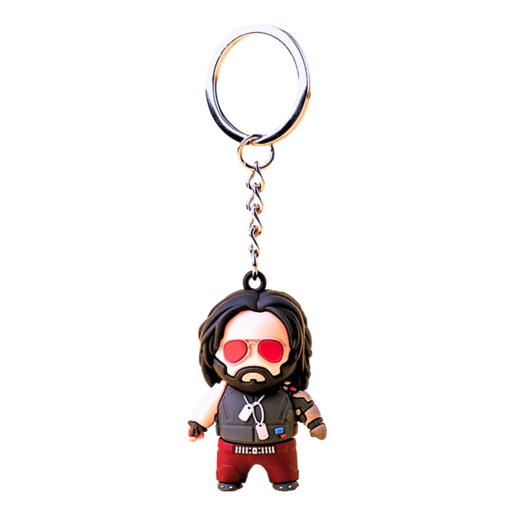Cyberpunk 2077 porte-clés vinyl Johnny Silverhand