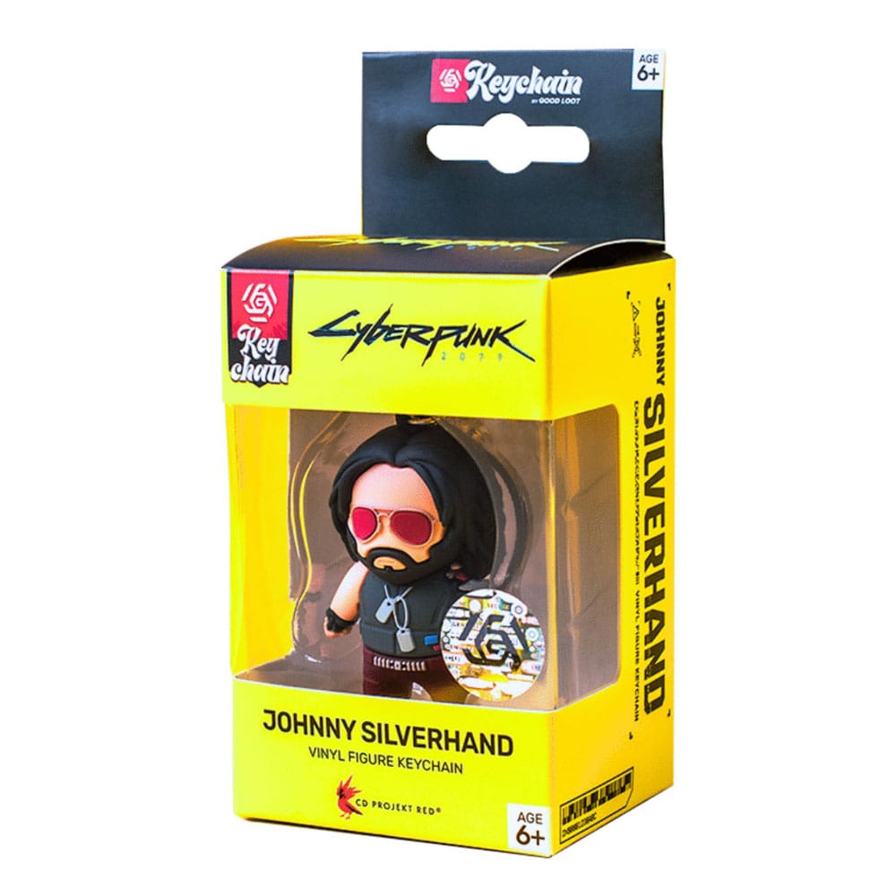 Cyberpunk 2077 porte-clés vinyl Johnny Silverhand