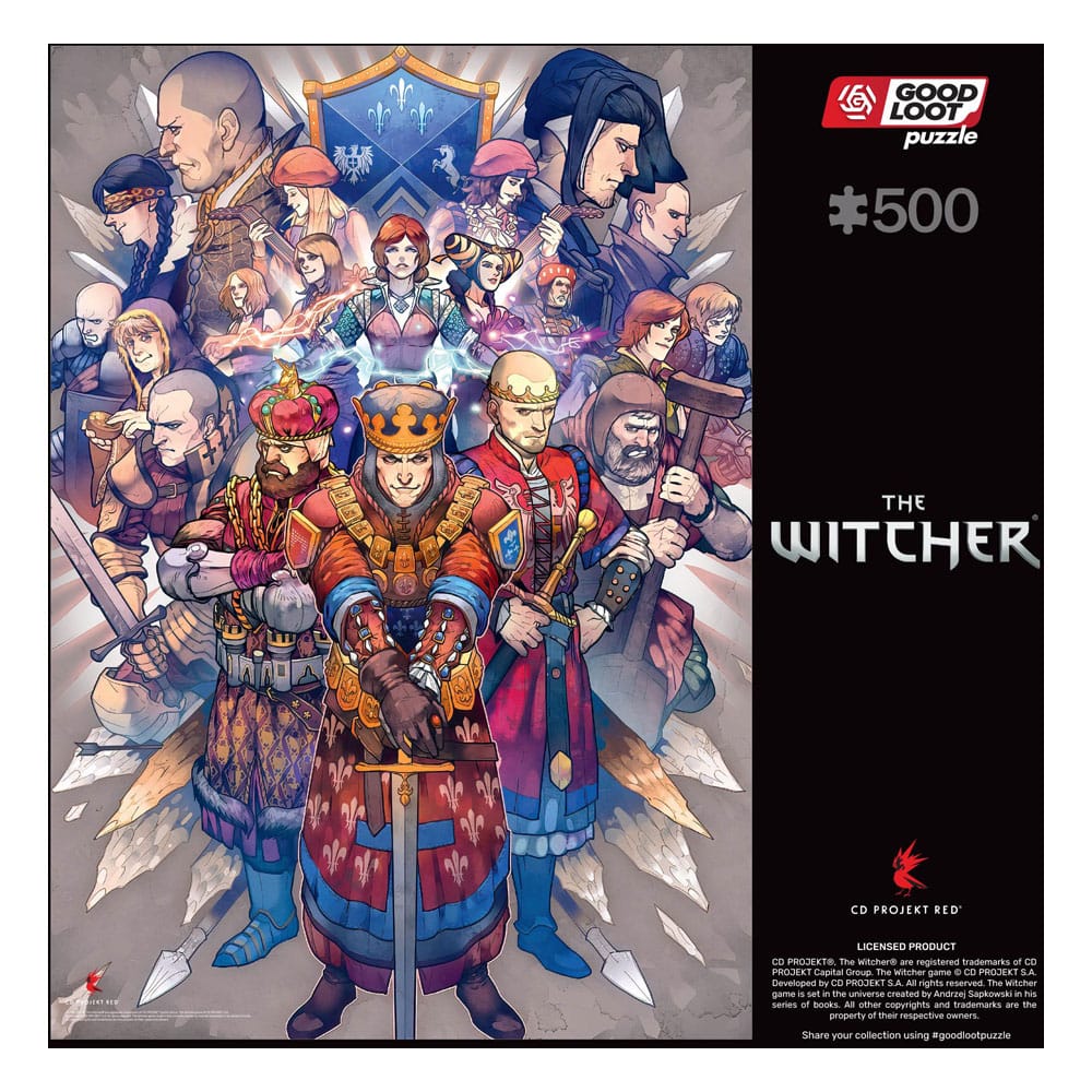 The Witcher puzzle Gaming Northern Realms (500 pièces)