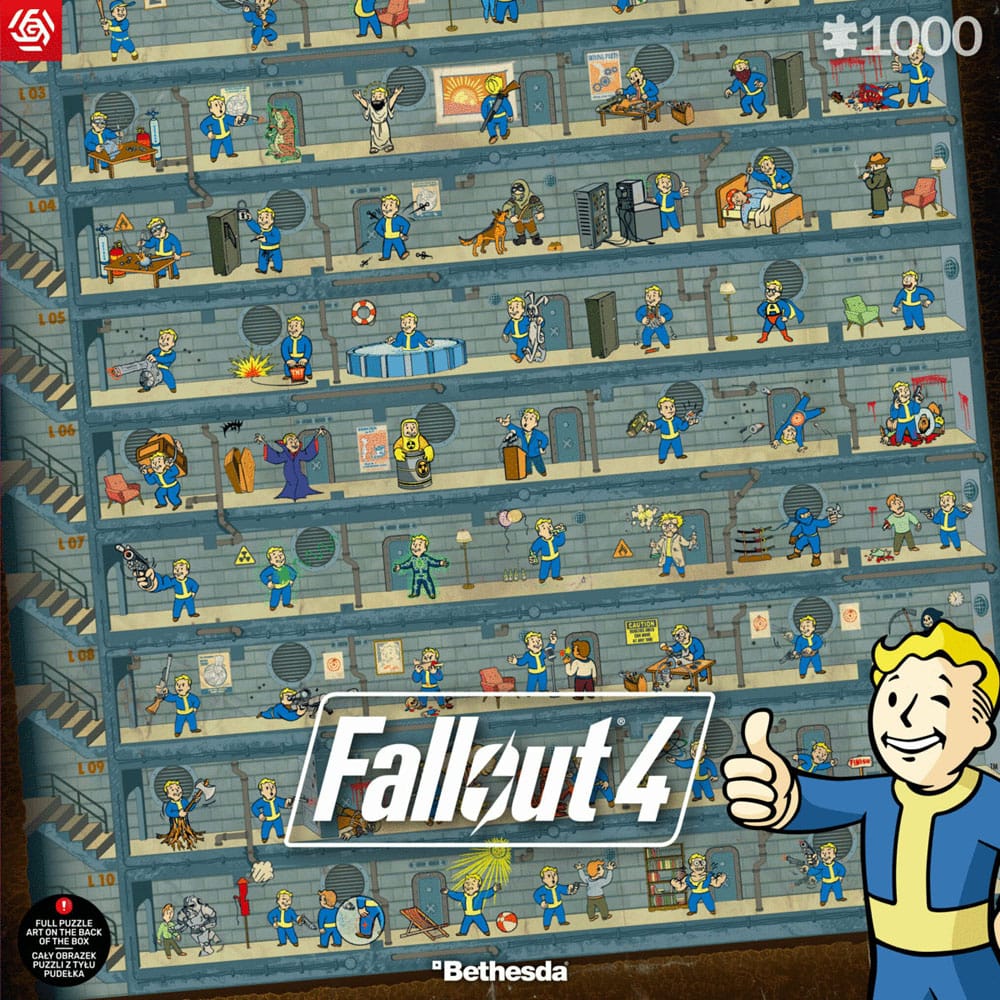 Good Loot Puzzle - Fallout 4 - Puzzle "Perk Poster" 1000pcs