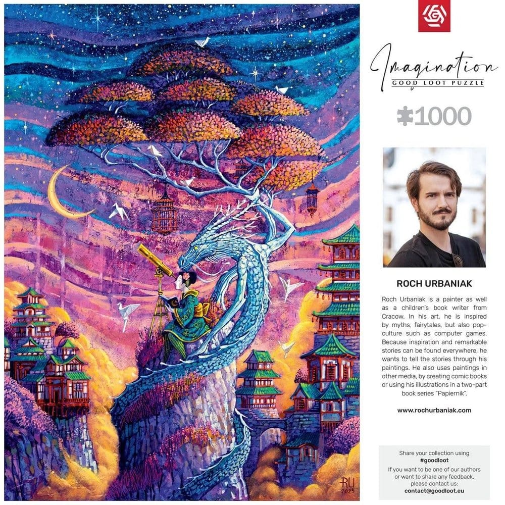 Puzzle Imagination Series Roch Urbaniak Sakura i Ryu (1000 pièces)