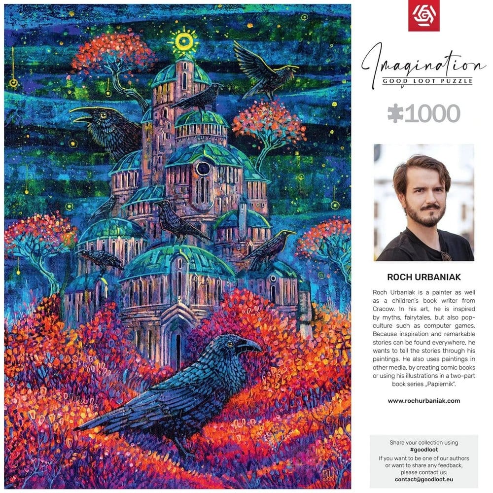 Puzzle Imagination Series Roch Urbaniak Twierdza Pani Kruków (1000 pièces)