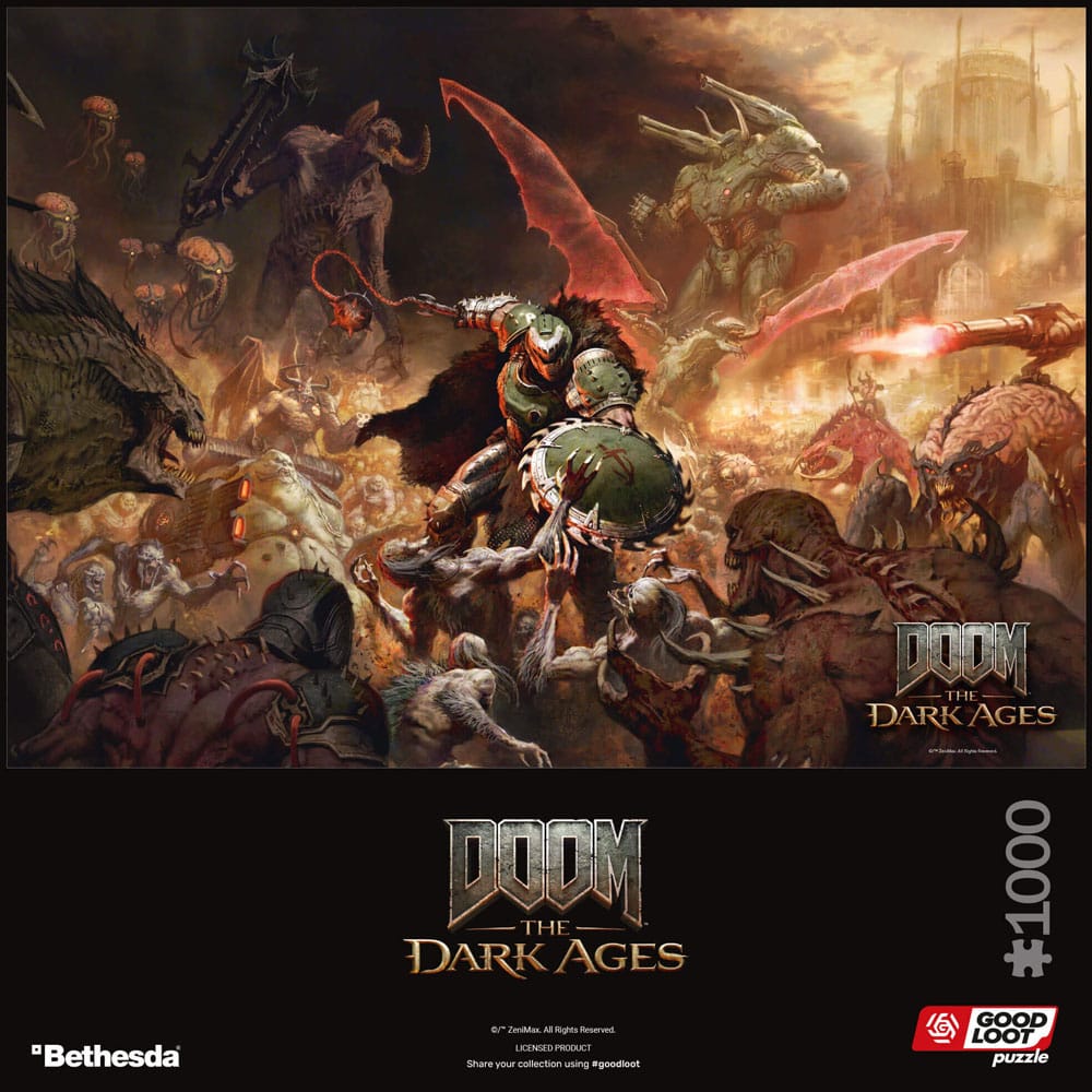 Good Loot Puzzle - DOOM: The Dark Ages - Puzzle "Slayer's Rage" 1000pcs