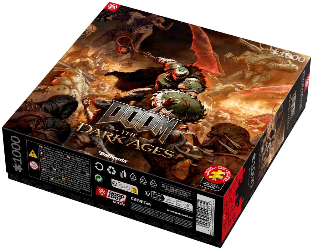 Good Loot Puzzle - DOOM: The Dark Ages - Puzzle "Slayer's Rage" 1000pcs