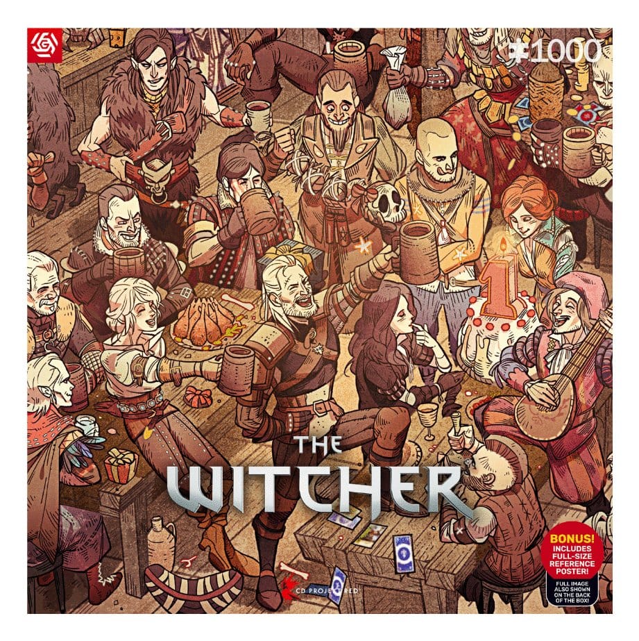 The Witcher puzzle Birthday (1000 pièces)