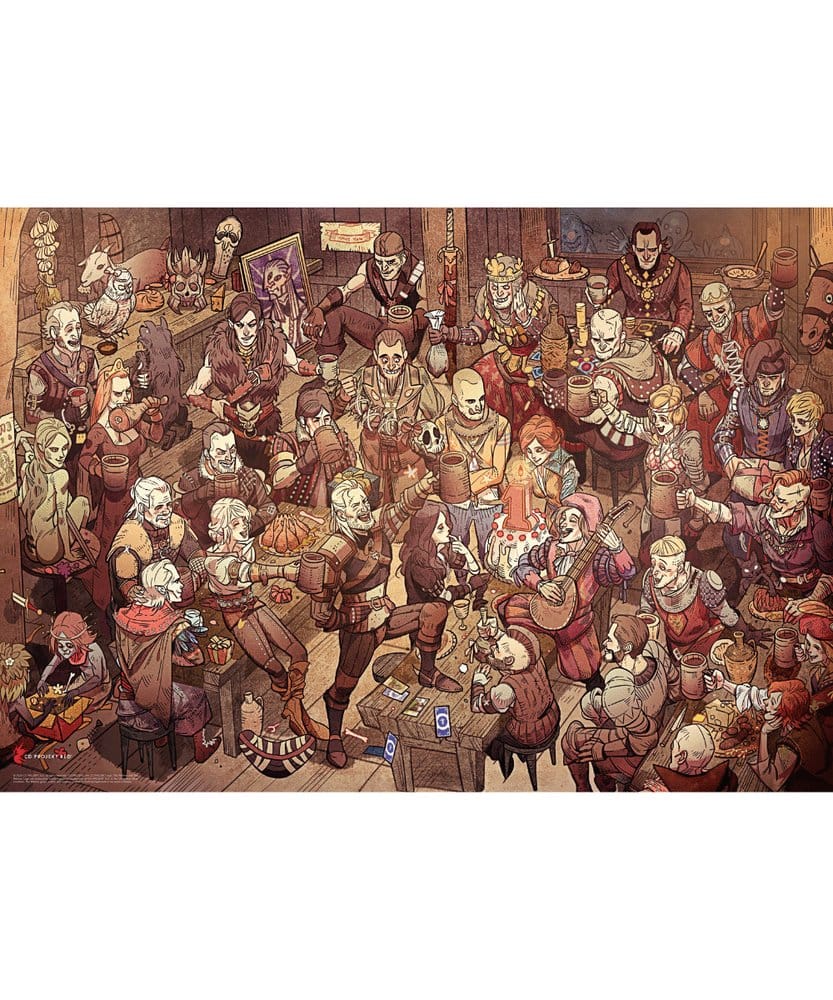 The Witcher puzzle Birthday (1000 pièces)