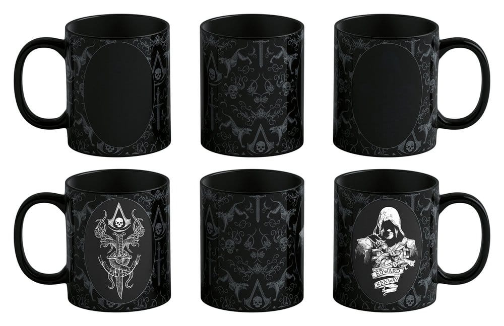 Assassin's Creed Black Flag Resynced mug effet thermique Edward Kenway 480 ml
