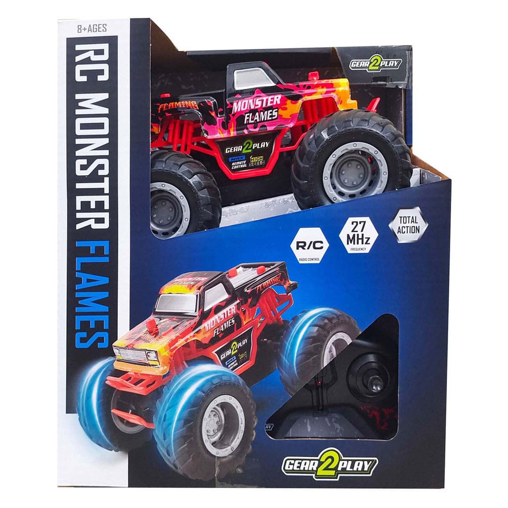 Gear2Play Radiocommandé  RC Monster Flames 19 cm