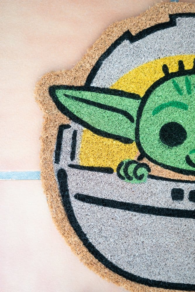 Star Wars The Mandalorian paillasson découpé 50 x 55 cm