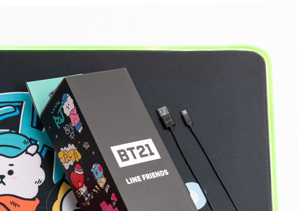 BT21 LED XXL Tapis de Souris 90 x 40 cm