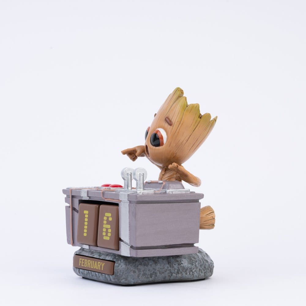 Marvel - Calendrier Perpétuel 3D "Groot Bouton de la Mort"