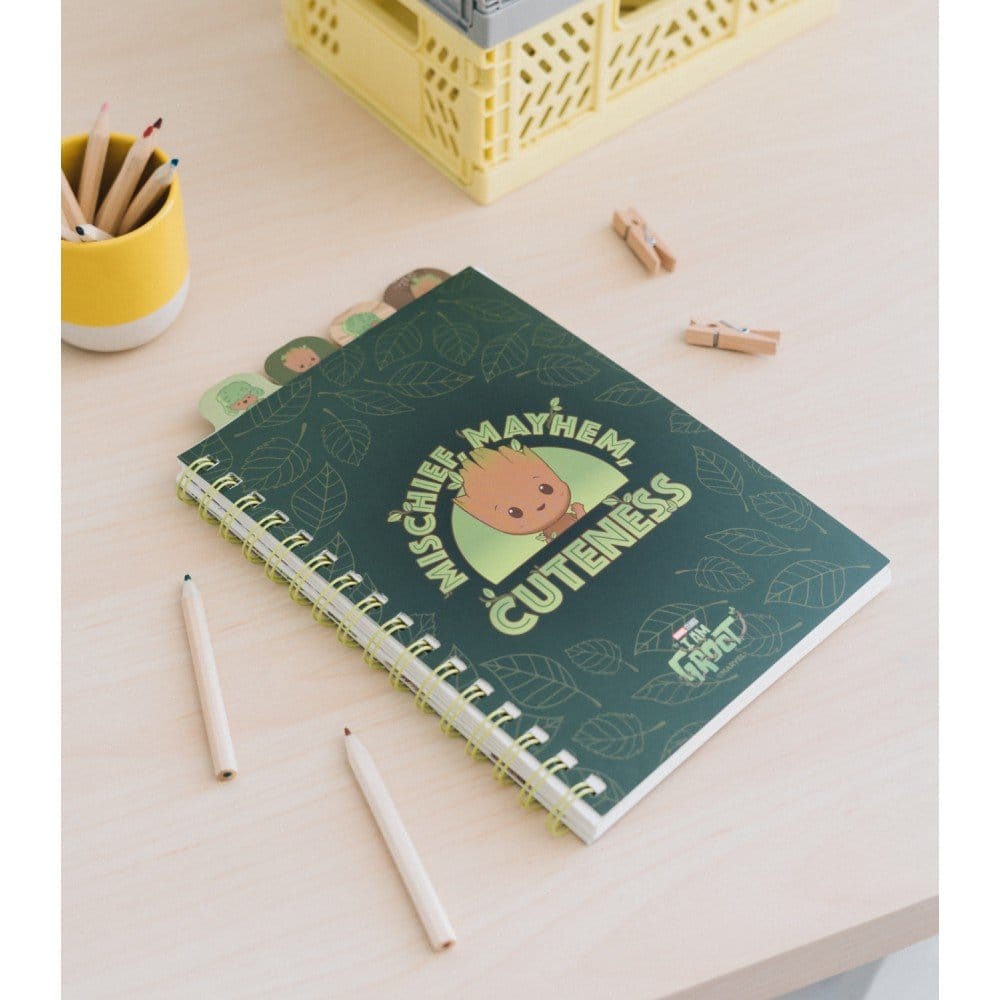 Marvel carnet de projet Groot A5
