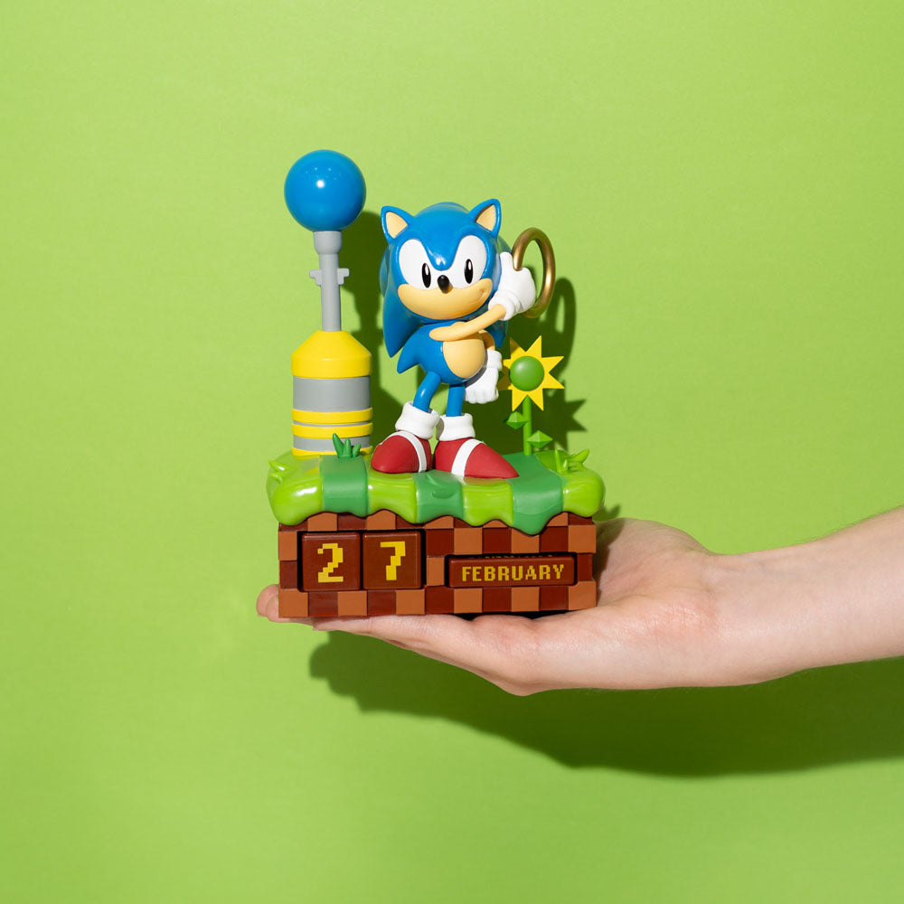 Sonic the Hedgehog Calendrier perpétuel 3D Sonic
