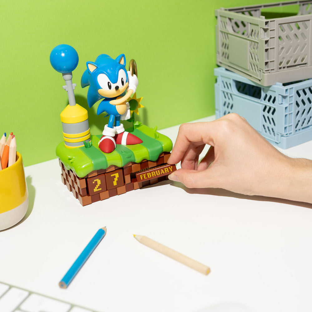 Sonic the Hedgehog Calendrier perpétuel 3D Sonic
