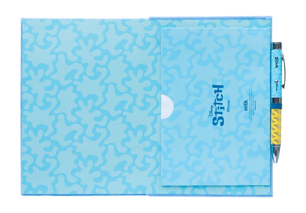 Stitch carnet de notes peluche A5 Premium avec un stylo Tropical