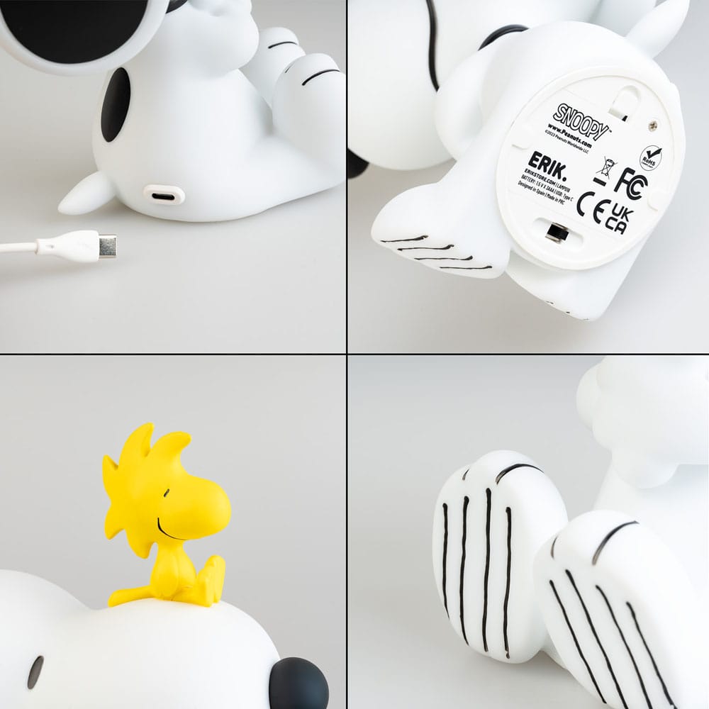 Peanuts lampe avec USB-C Snoopy