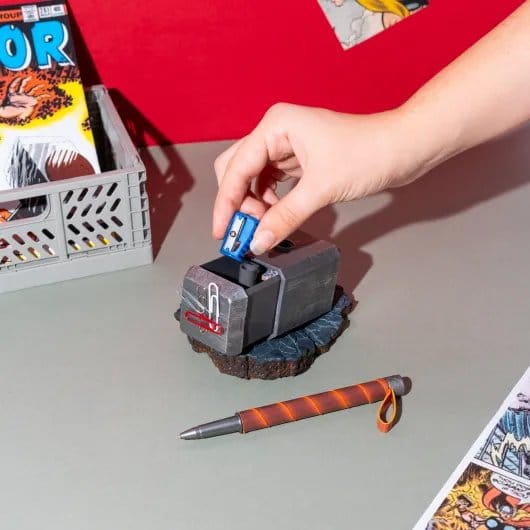 Marvel Thor stylo et support Marteau
