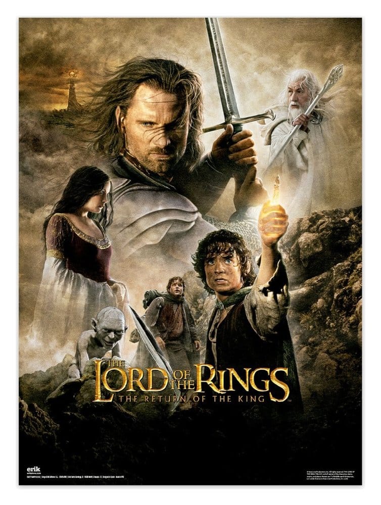 Le Seigneur des anneaux Affiche 38 x 52 cm Set de 2
