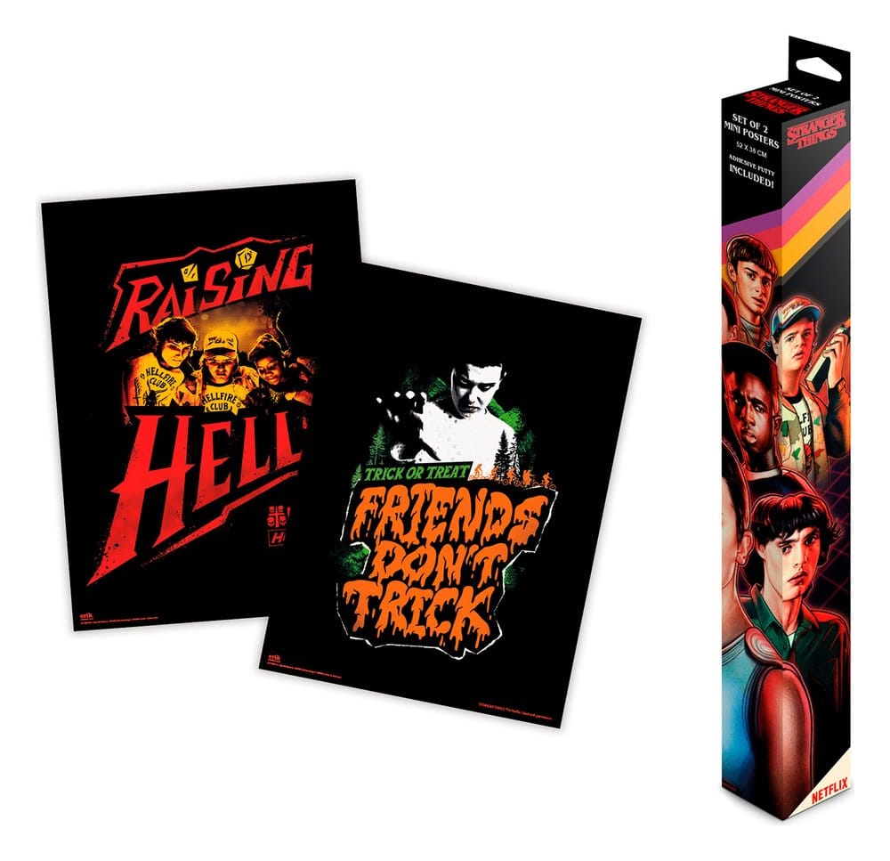 Stranger Things mini poster Set de 2