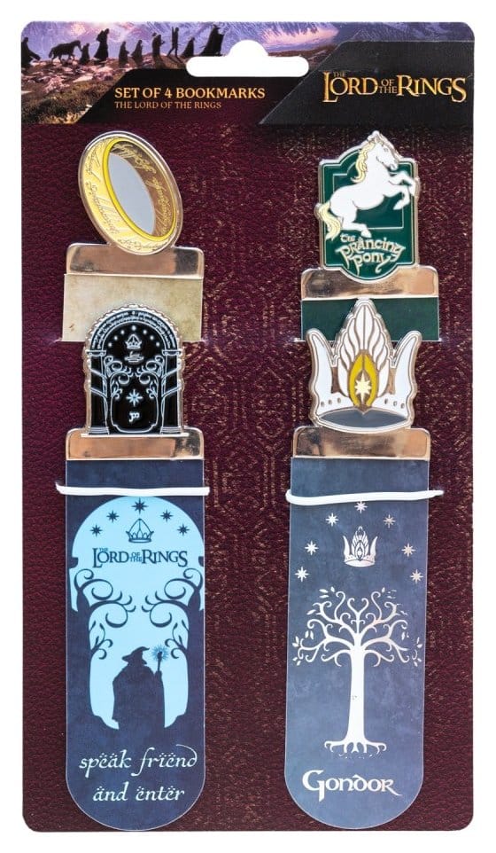 Le Seigneur des anneaux Marque-pages Set de 4