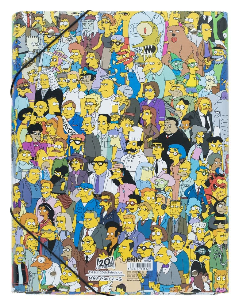 Les Simpson chemise à élastiques 34 x 26 cm