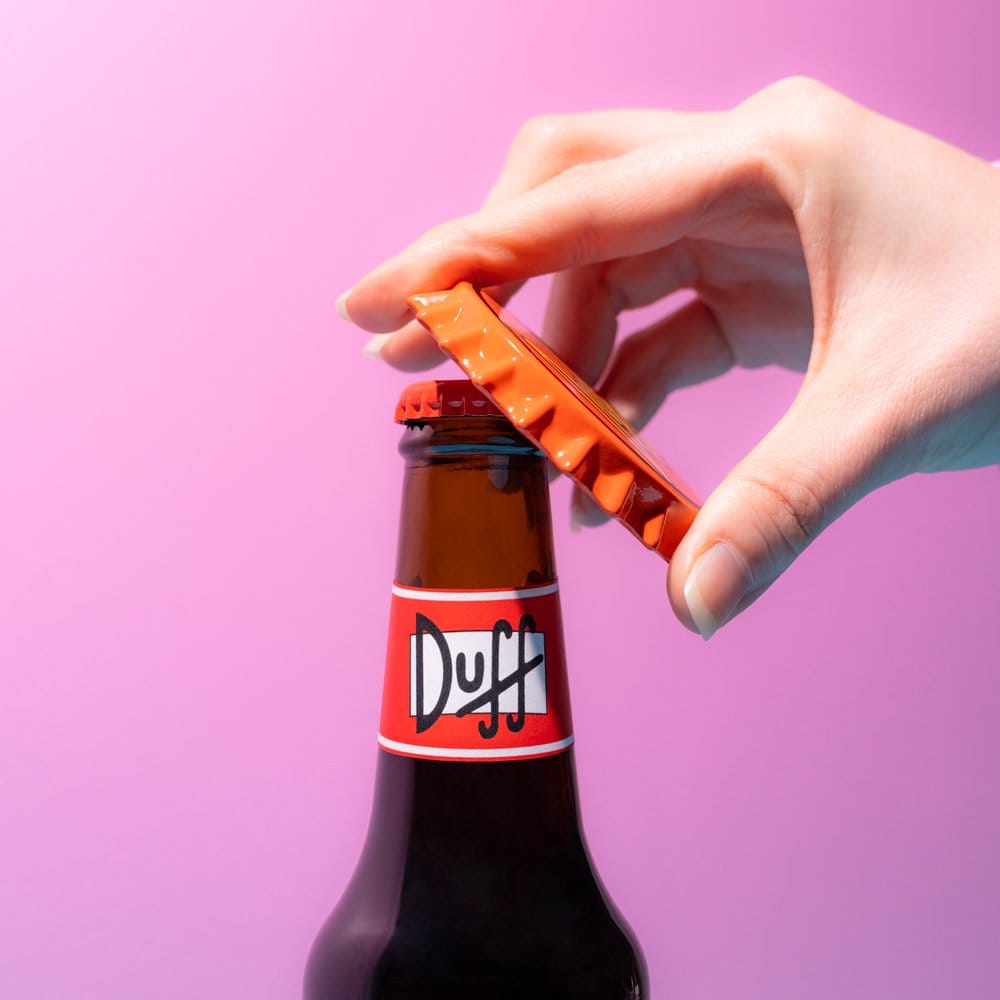 Les Simpson aimant avec décapsuleur Duff Beer 7 cm