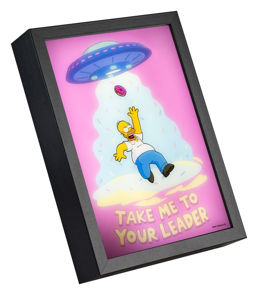 Les Simpson Poster LED Encadré 20 x 28 cm