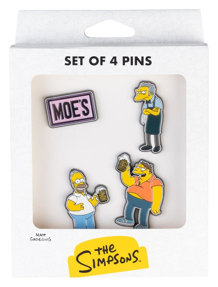 Les Simpson pins Set de 4 Moe's Tavern