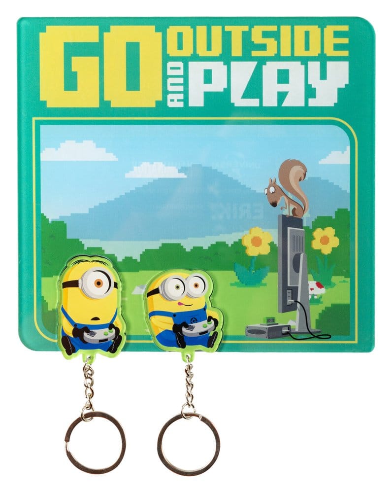 Minions Porte-clés mural avec porte-clés