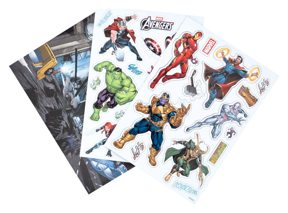 Marvel set d'aimants découpés Avengers