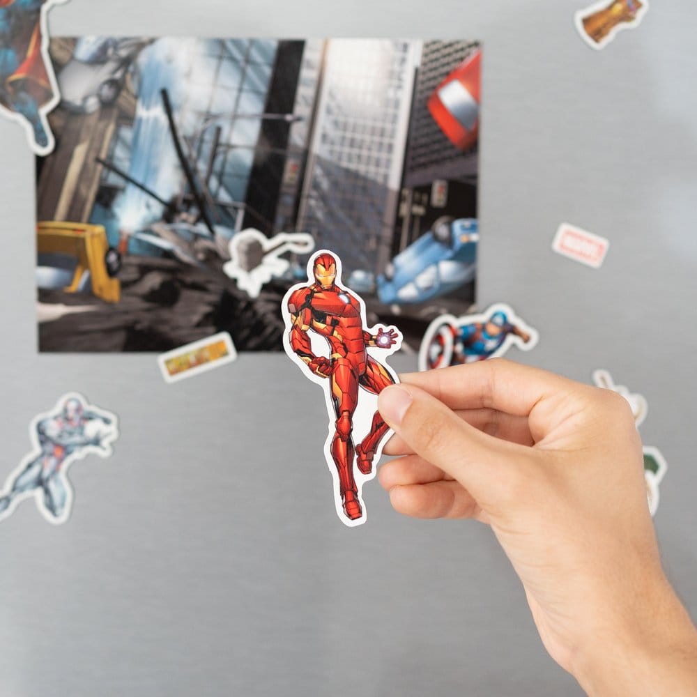 Marvel set d'aimants découpés Avengers