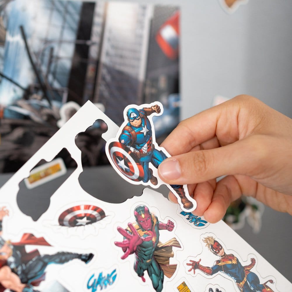 Marvel set d'aimants découpés Avengers