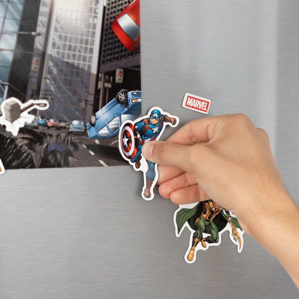 Marvel set d'aimants découpés Avengers