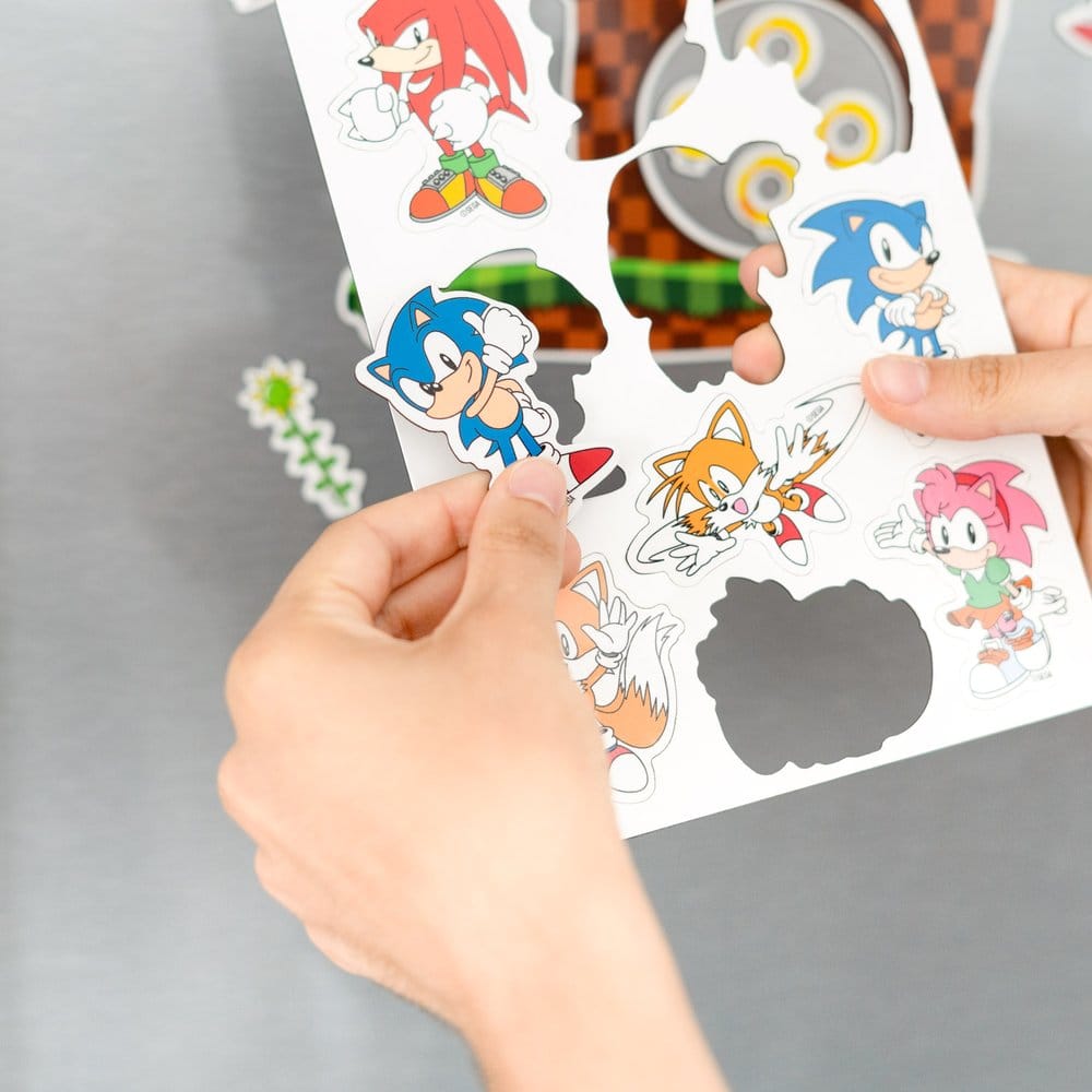 Sonic set d'aimants découpés