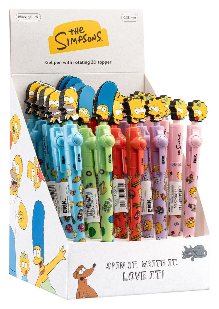 Les Simpson stylo avec capuchon rotatif présentoir (25)
