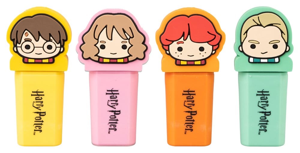 Harry Potter lot de 4 surligneurs avec capuchon