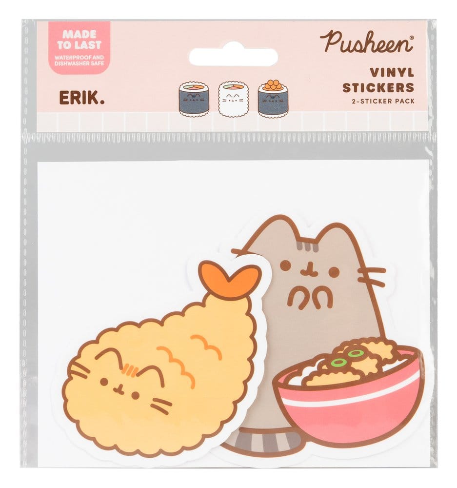 Pusheen autocollants en vinyle Sushi Roll Vol. 2 Set de 2
