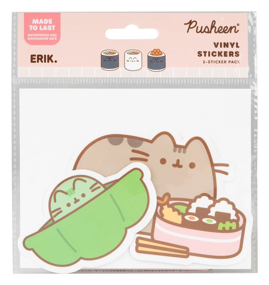 Pusheen autocollants en vinyle Sushi Roll Vol. 4 Set de 2