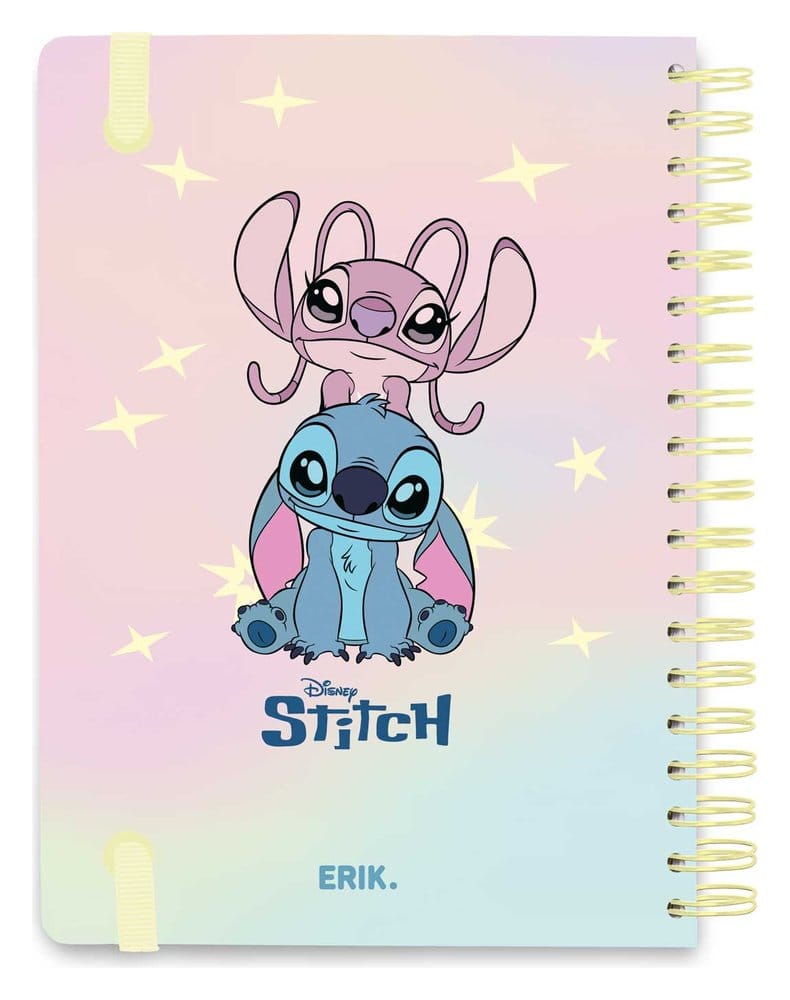 Disney agenda scolaire hebdomadaire 2026/2027 Stitch and Angel A5