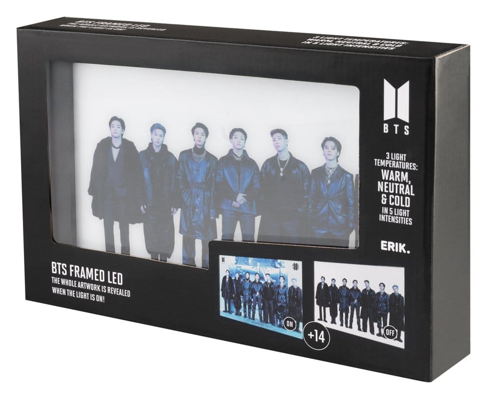BTS impression encadrée LED