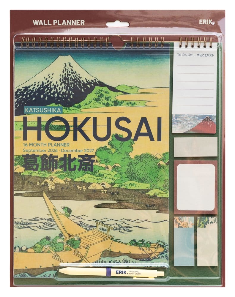 Hokusai agenda 2026/27 30 x 34 cm