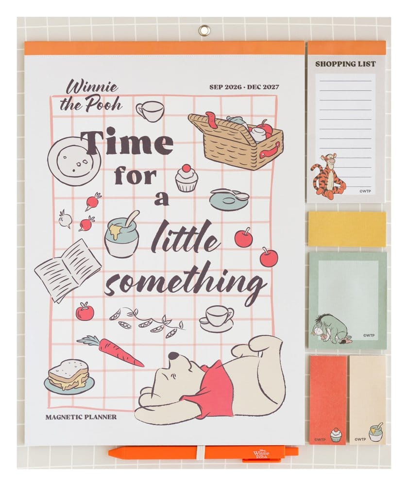 Winnie l'Ourson agenda magnétique 2026/27 30 x 35 cm