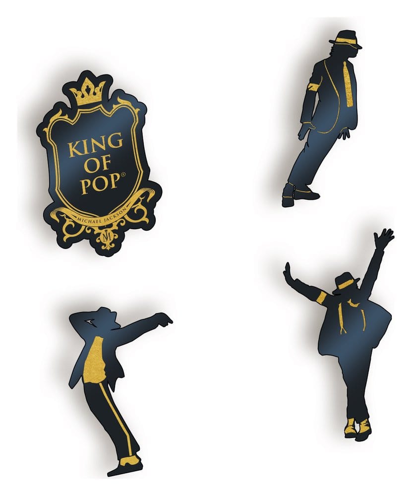 Michael Jackson pins Set (4)