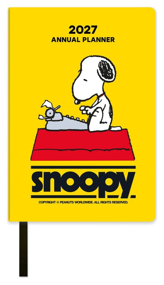 Peanuts planificateur annuel 2027 A6 *ANGLAIS*