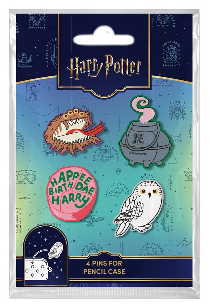 Harry Potter pins Set de 4