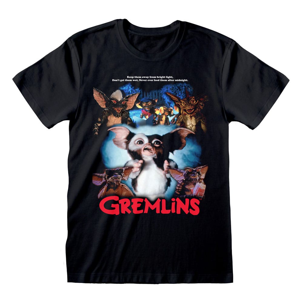 Gremlins T-Shirt Retro Poster Style  (S)